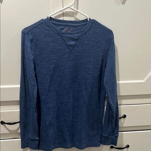 Cat & Jack boys  Blue Long Sleeve thermal shirt
